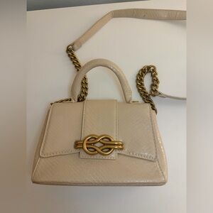 Zara Handbag with Gold Chain beige